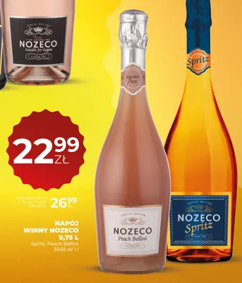 Napój winny Nozeco Spritz promocja w Duży Ben