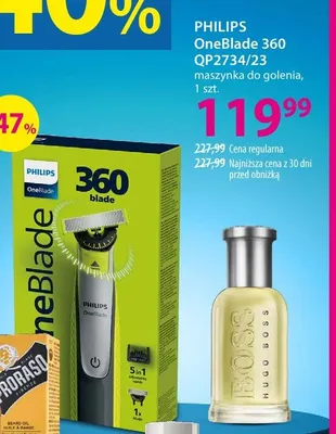 Maszynka do golenia PHILIPS OneBlade 360 QP2734/23 promocja w Hebe