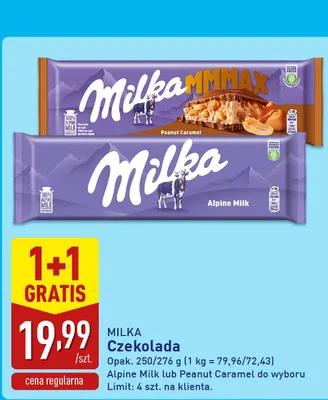 Czekolada Peanut Caramel promocja w Aldi