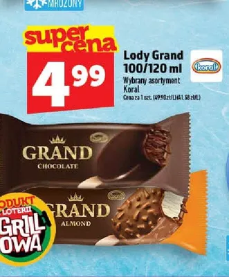 Lody Grand promocja w TOPAZ