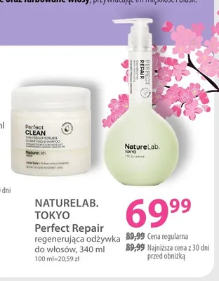 Perfect Repair regenerująca odżywka do włosów NatureLab. Tokyo promocja w Hebe