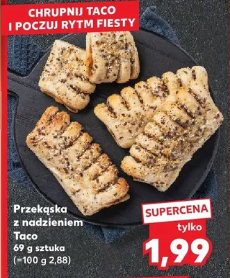Przekąska z nadzieniem Taco promocja w Kaufland