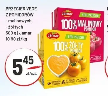 Przecier vege z pomidorów malinowych Jamar promocja w Sedal