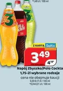 Napój Polo Cockta promocja w Delfin