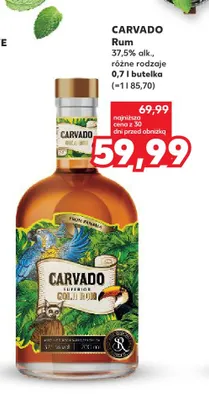 Rum Carvado promocja w Kaufland