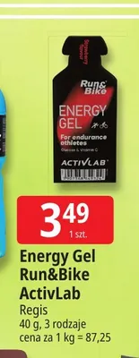 Energy Gel Run & Bike ActivLab promocja w Leclerc