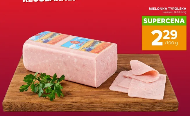 Mielonka Tyrolska Sokołów promocja w Stokrotka