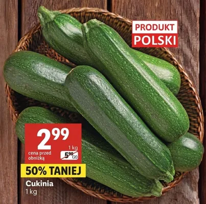 Cukinia polska promocja w Delikatesy Centrum