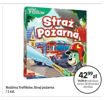 Gra planszowa Rodzina Treflików Straż pożarna Trefl promocja w Empik