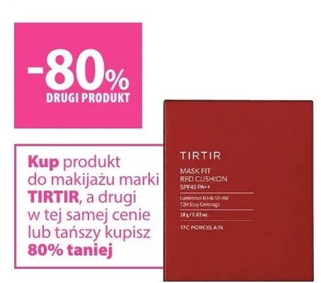 Podkład TIRTIR Mask Fit Red Cushion promocja w Hebe
