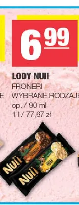 Lody Nuii promocja w SPAR
