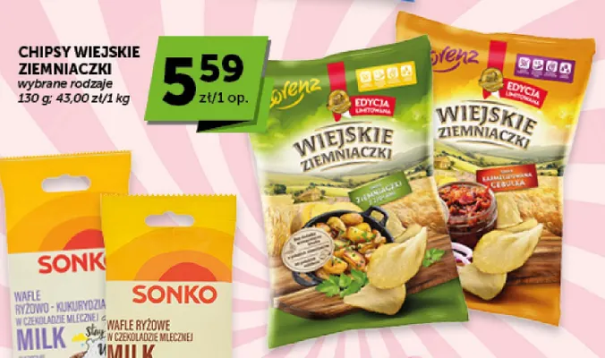 Chipsy Wiejskie Ziemniaczki ziemniaczki z ziołami promocja w ABC