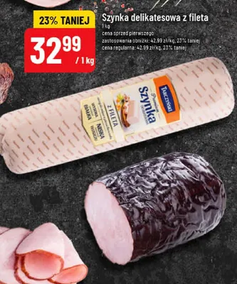 Szynka delikatesowa z fileta promocja w POLOmarket