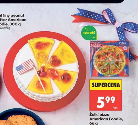 Żelki pizza American Foodie promocja w Biedronka