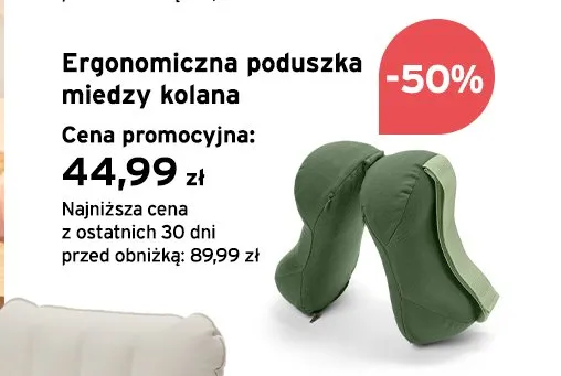 Ergonomiczna poduszka między kolana promocja w Tchibo