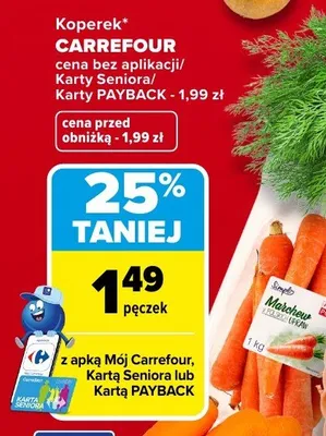 Marchew promocja w Carrefour
