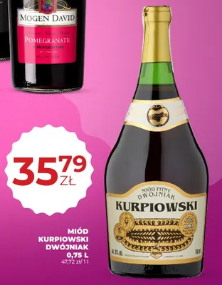 Miód Kurpiowski Dwójniak Apis promocja w Duży Ben