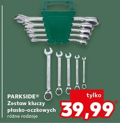 Zestaw kluczy płasko-oczkowych promocja w Kaufland