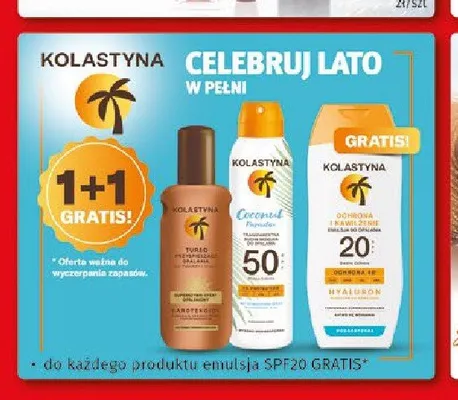 Produkty do opalania Kolastyna promocja w Drogeria Kosmyk