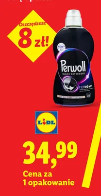 Płyn do prania ciemnych tkanin Perwoll Renew Black promocja w Lidl