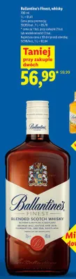 Whisky Ballantine's Finest promocja w Lidl