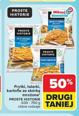 Talarki ziemniaczane mrożone Proste Historie promocja w Carrefour Market