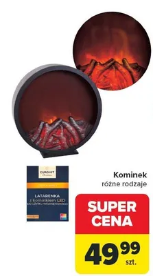 Kominek różne rodzaje promocja w Carrefour