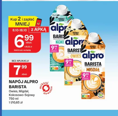 Napój Alpro Barista kokosowo-sojowy promocja w Chorten