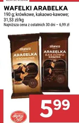 Wafelki krówkowe, kakaowo-kawowe promocja w Stokrotka