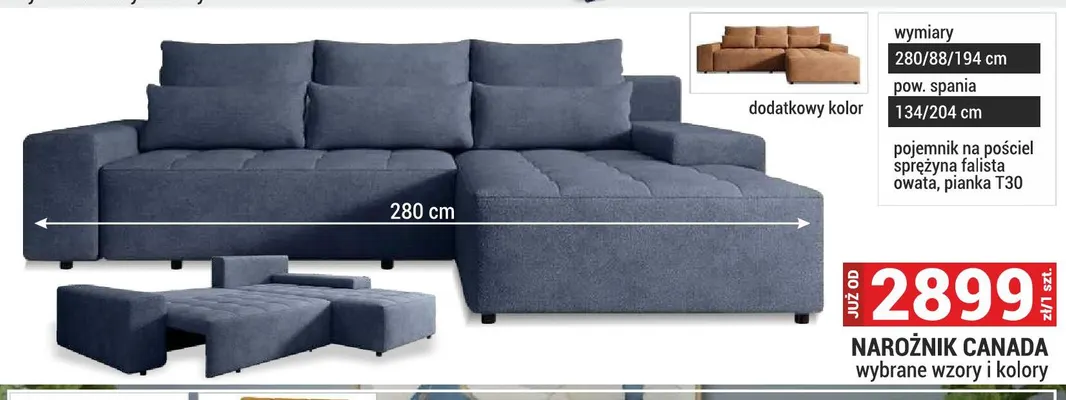 Narożnik Canada promocja w Merkury Market