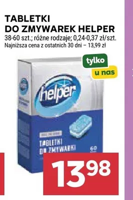 Tabletki do zmywarek Helper promocja w Stokrotka