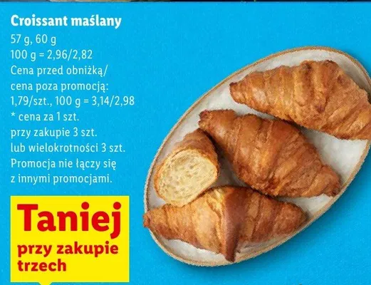 Croissant maślany promocja w Lidl