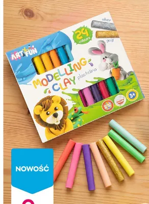 Plastelina Art & Fun 24 kolory promocja w Pepco