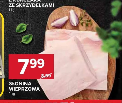 Słonina wieprzowa promocja w Stokrotka
