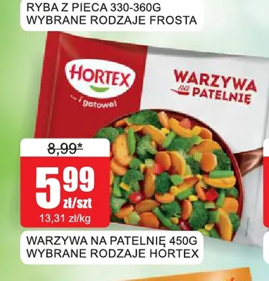 Warzywa na patelnię Hortex promocja w Bingo