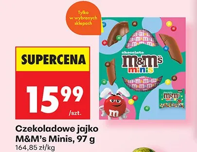 Czekoladowe jajko Minis promocja w Biedronka