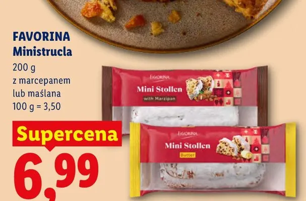 Ministrucla z marcepanem Favorina promocja w Lidl