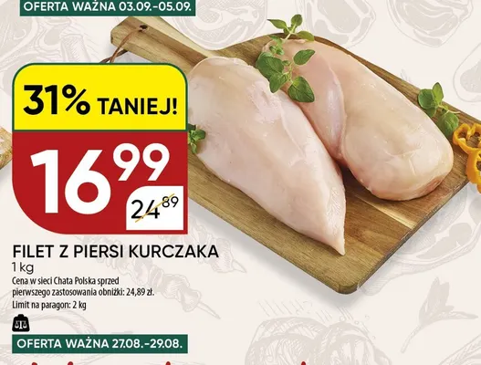 Filet z piersi kurczaka promocja w Chata Polska