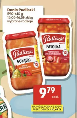 Danie Gołąbki w sosie pomidorowym Pudliszki promocja w Delikatesy Centrum