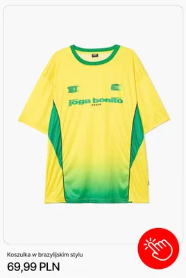 Koszulka w brazylijskim stylu Cropp promocja w Cropp