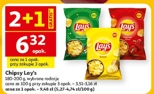 Chipsy Lay's promocja w Auchan