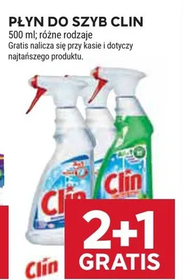 Płyn do szyb Clin promocja w Stokrotka