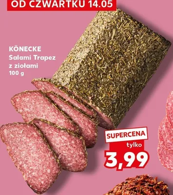 Salami Trapez z ziołami Könecke promocja w Kaufland