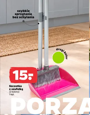 Szczotka z szufelką promocja w Netto