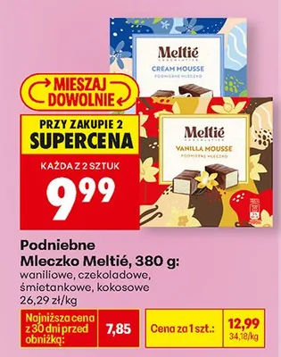 Mleczko podniebne waniliowe promocja w Biedronka