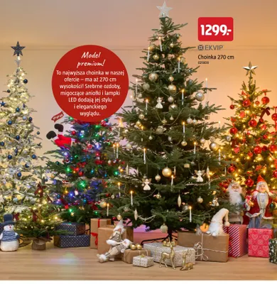 Choinka 270 cm Ekvip promocja w Jula