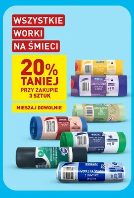 Worki na śmieci brązowe ld 120 l Vigo! promocja w Aldi