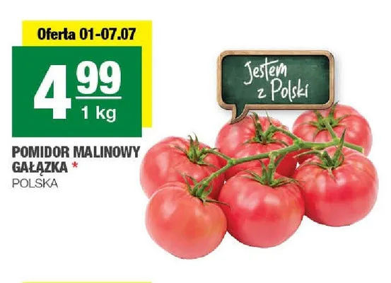 Pomidor malinowy gałązka promocja w SPAR