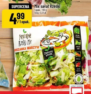 Mix sałat Rześki Zielony Smak promocja w POLOmarket