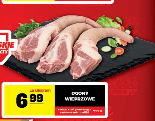 Ogony wieprzowe promocja w Gram Market